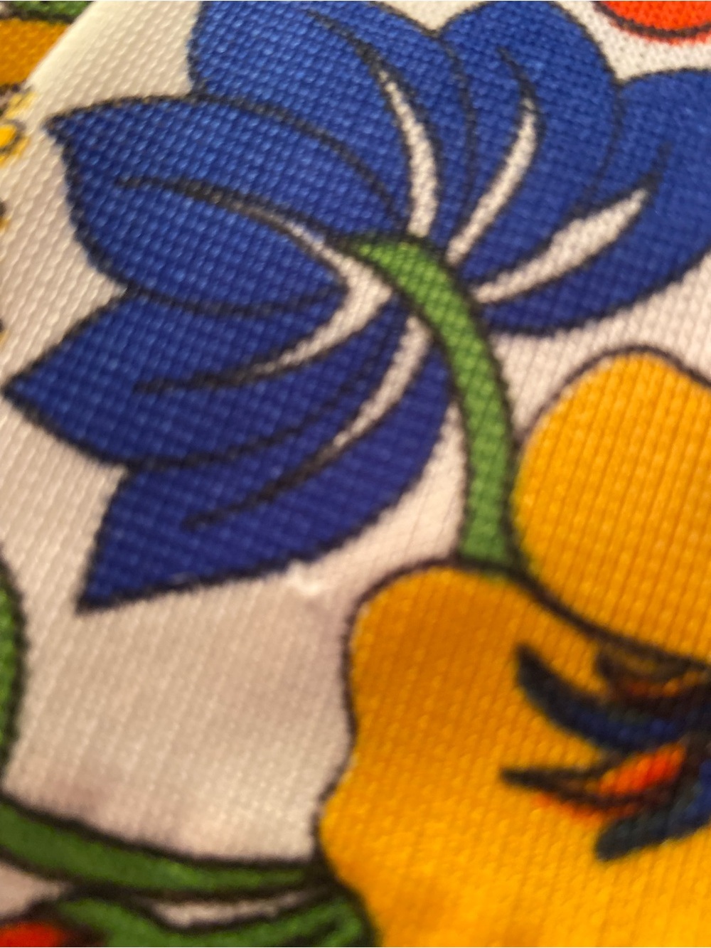VINTAGE Bright Floral Mini Skort White Multi - Picture 11 of 14
